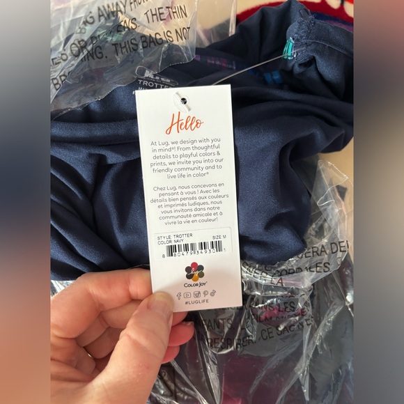 NWT Lug Trotter Brushed Jersey Jumpsuit - Navy Blue, size medium - Picture 9 of 10